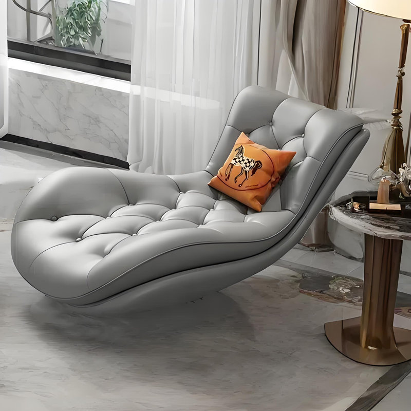 Méridienne délicate, moderne, simple et créative, Gris