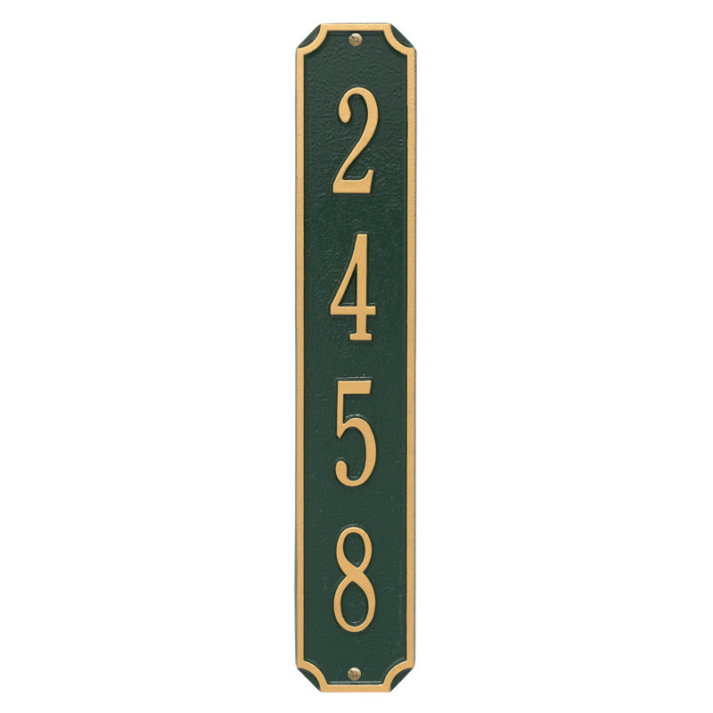 1-Line Wall Mount, Green / Gold, Yes