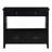 Tevrat Vintage Console Table | 4 Drawers & Open Shelf | Solid Pine Wood & MDF | Classic Style with Spacious Storage | Living Room/Entryway Sofa Table-1227498552-1227498535