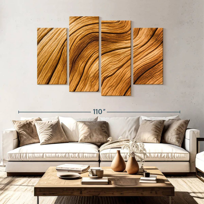 Avery Pine Tree Bark Abstract, 54" H x 84" W