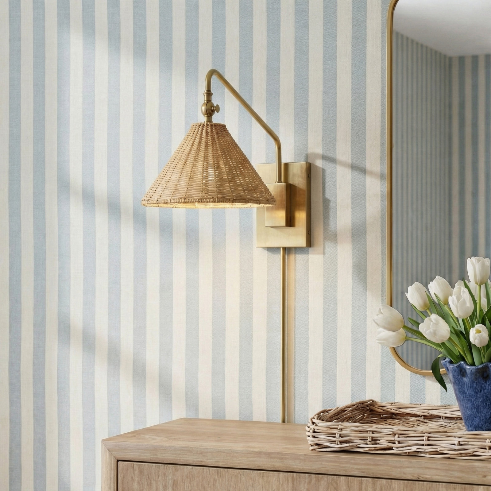 Vonetta Single Light Swing Arm Sconce