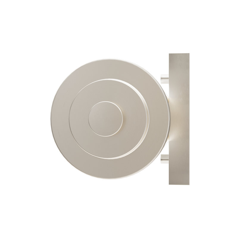 2 - Light Dimmable Vanity Light, Brushed Nickel
