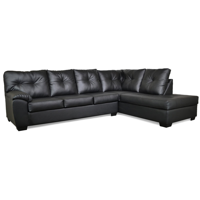 Canapé modulaire 2 pièces Rowberrow, Noir