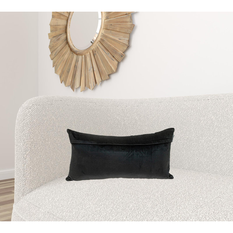 Zenolia Reversible Cushion Pad, Black/White