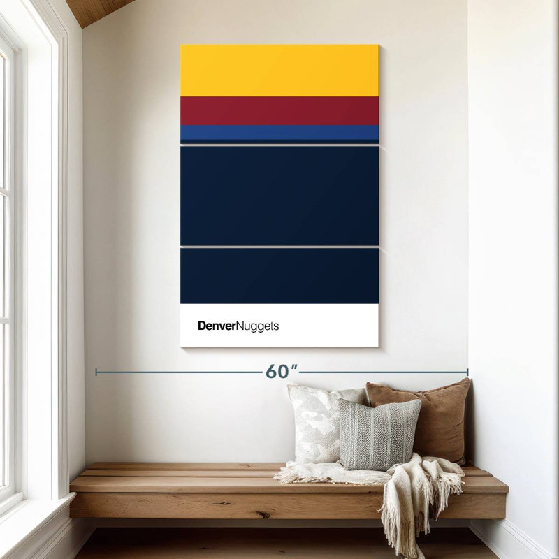 Sireci Denver Nuggets, 50" H x 32" W