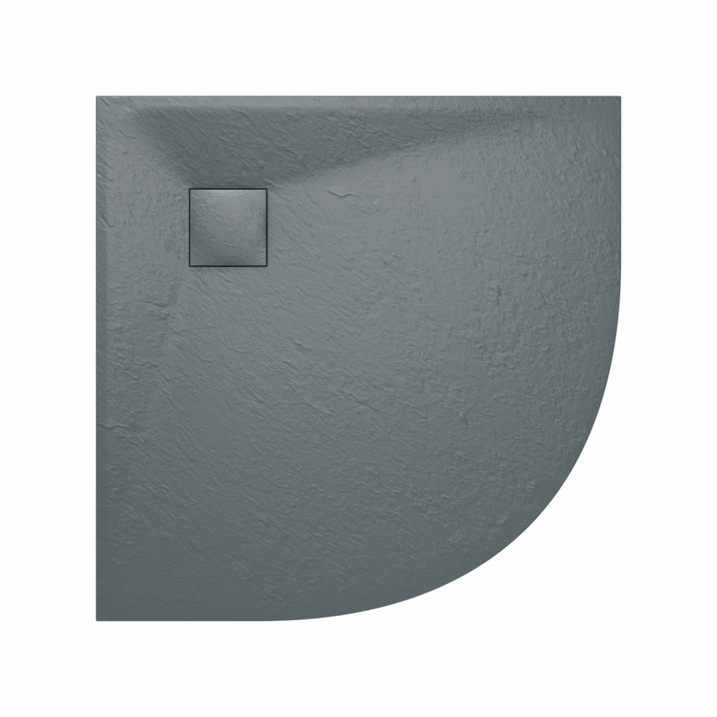 Antoria Slate Shower Tray, Anthracite, 80cm H x 80cm W x 3.2cm D