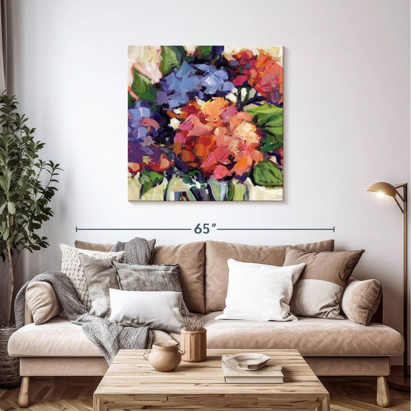 Avery Multi Hydrangeas, 39" H x 39" W