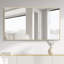 Élégant miroir rectangulaire encadré en aluminium pour salle de bain, chambre à coucher-1210179013-1210179008