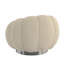Fauteuil d'appoint pivotant blanc