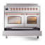 Cuisinière à induction 40 pouces avec 6 éléments à induction ILVE Nostalgie II Series (porte en verre)-1695305229