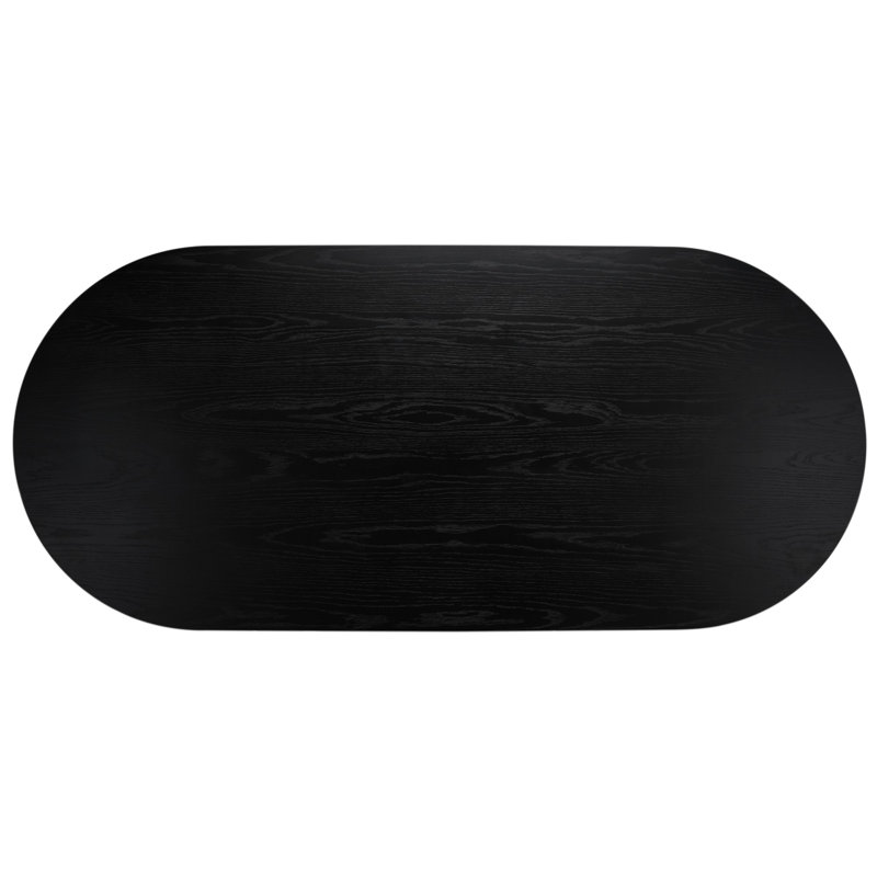 Modern Beech Oval Dining Table - Abberton