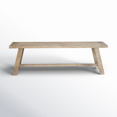 Banc de salle à manger en bois massif l 60 po Bianca