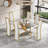 Kristiane Velvet Upholstered Full Back Dining Chairs Modern Design (Set of 2)-104838135