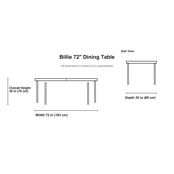 Dimensions du produit
