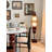 Modern layered disc vertical ambient lighting fixture
