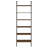 Christy Walnut Owens 96-Inch 6-Shelf Wall Bookshelf
