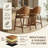 Upholstered Solid Wood Bar Stool Counter Stool-1188858365-1188858363