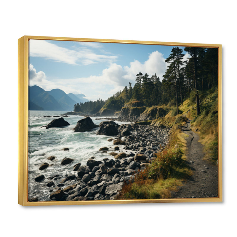 États-Unis, péninsule olympique, montagnes de Washington, reproduction d'art sur toile, H 24 po x l 32 po x P 1 po
