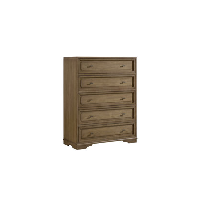 Commode 5 tiroirs Hickory - Amande