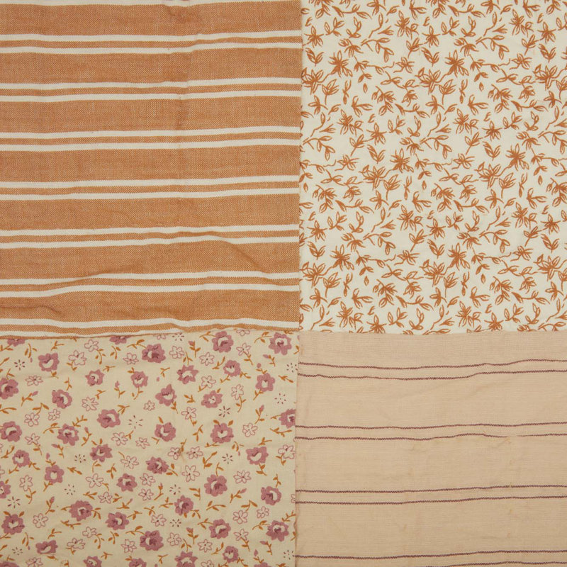 Cotton Blend Patchwork Sham Set, King