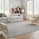 Mullican Sandy Solid Silver/Grey Easy Care Indoor/Outdoor Area Rug