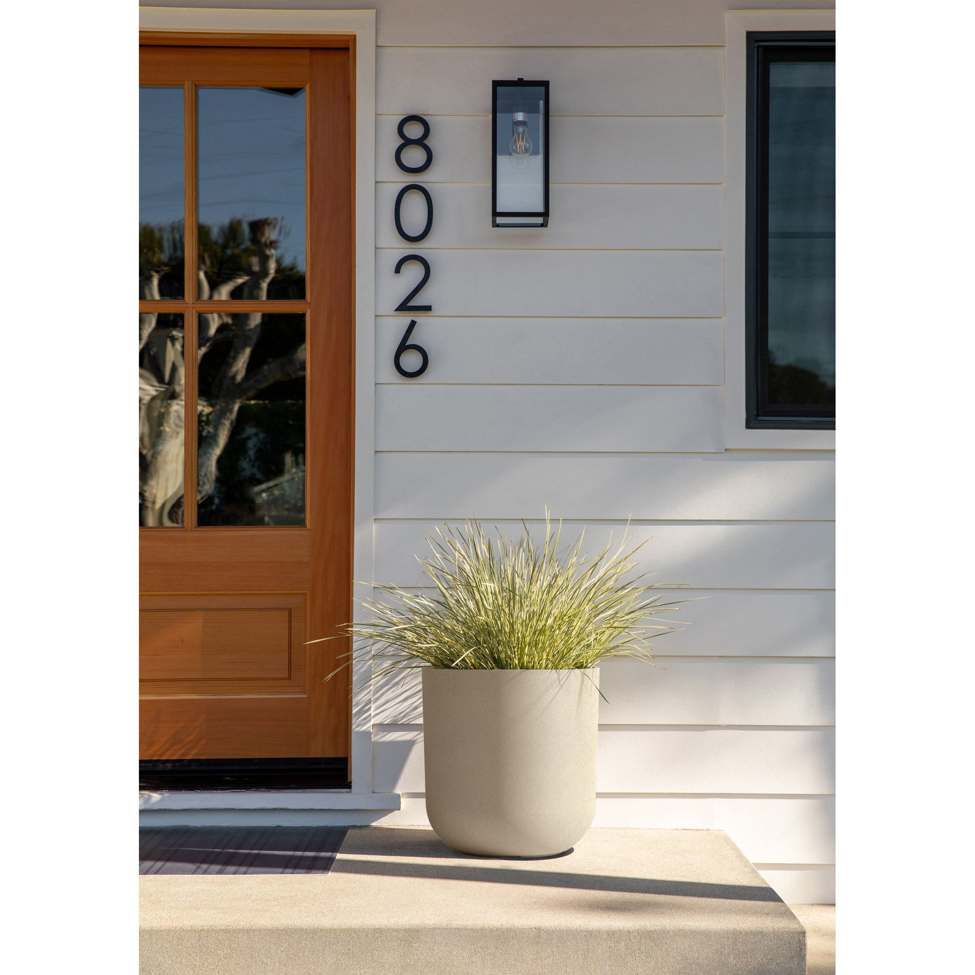 Mason Series Kona Planter, 1, 15.25" H x 15" W x 15" D, Sand