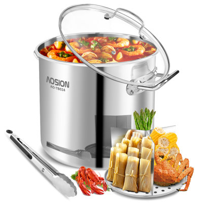 ARC 24 Quarts Stainless Steel Stock Pot