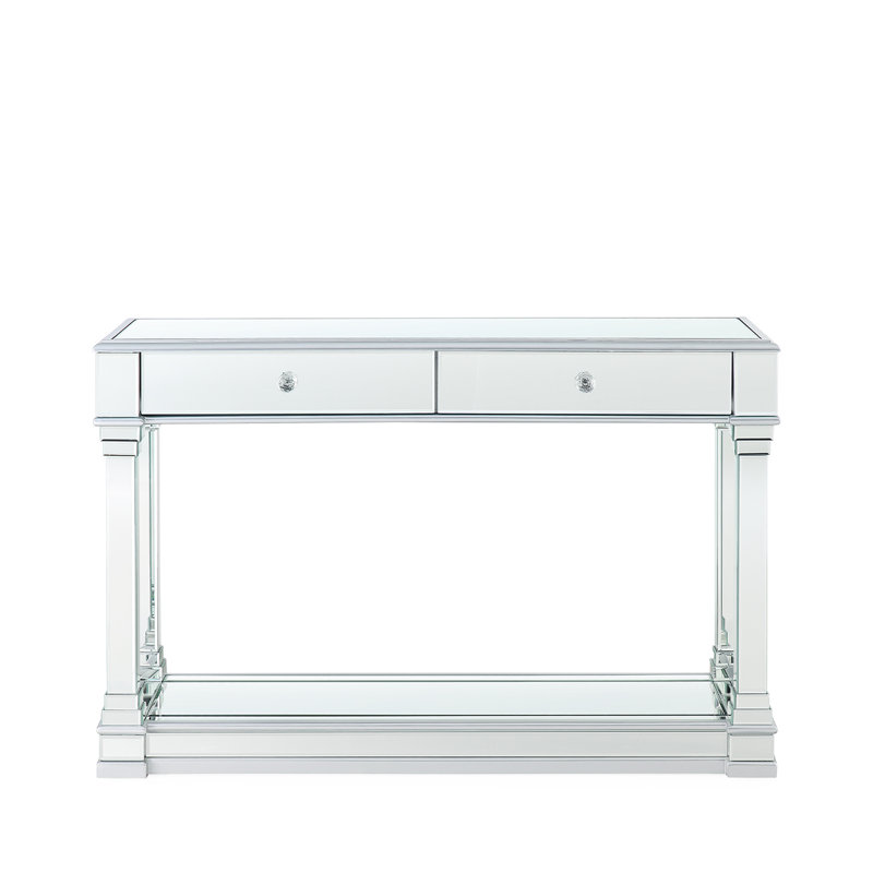 Jessee 120.5cm Glass Top Console Table