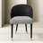 Kimla Faux Leather Solid Back Side Chair With Metal Leg-917453827