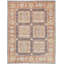 Tapis décoratif en laine noué à la main brun, brun, 2,2 pi x 2,8 pi à motif floral géométrique-79830163-79830167