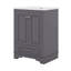 Meuble-lavabo autoportant avec tablettes réglables Modern-116925758-116925754