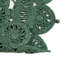 Tapis ovale en jute tissé à la machine de couleur vert chasseur-1151910653
