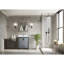 30 In. W X 22 D Dark Grey Bath Vanity With 28 Mirror & Shifting Storage 30" 22", 28" - Adaptable Solution-345973674