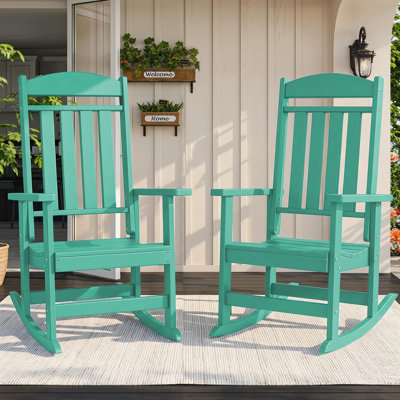 Oxing HDPE Outdoor Rocking Chair