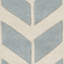 Tapis bleu / ivoire en laine touffeté à la main Sanaz-1905993948