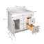 Ensemble de meuble-lavabo en bois massif 37 po avec plateau en marbre de culture assemblé Brookings, gris - Sherwin Williams® Design House, 216127-101466710