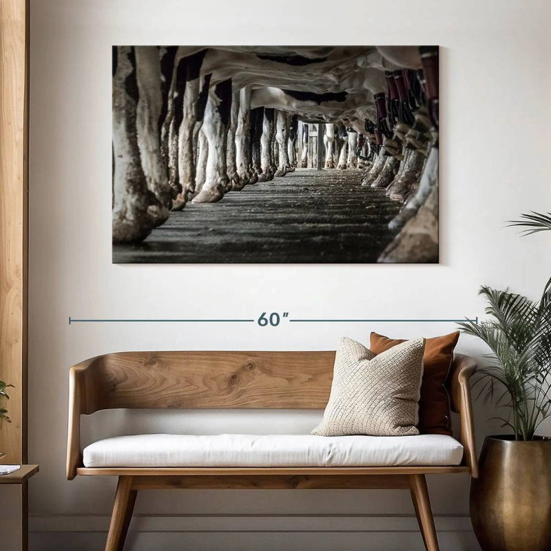 Brampt Milking Cows, 32" H x 48" W