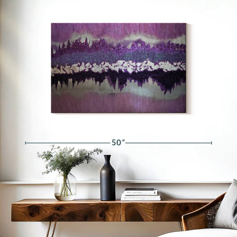 Purple Shimmer, 24" H x 36" W