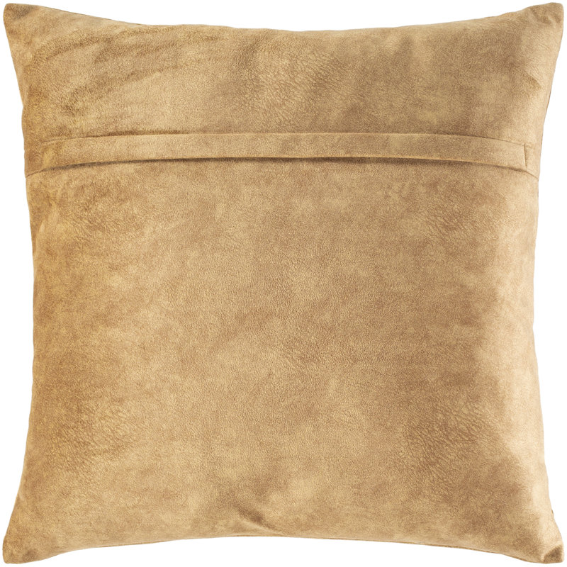  Housse de coussin décoratif 20 po, Brun clair / blé