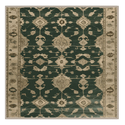 Tapis brun lavable à la machine