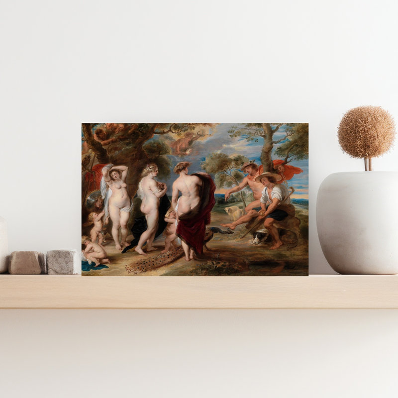 Le Jugement de Paris, reproduction d'art murale classique, H 12 po x l 18 po