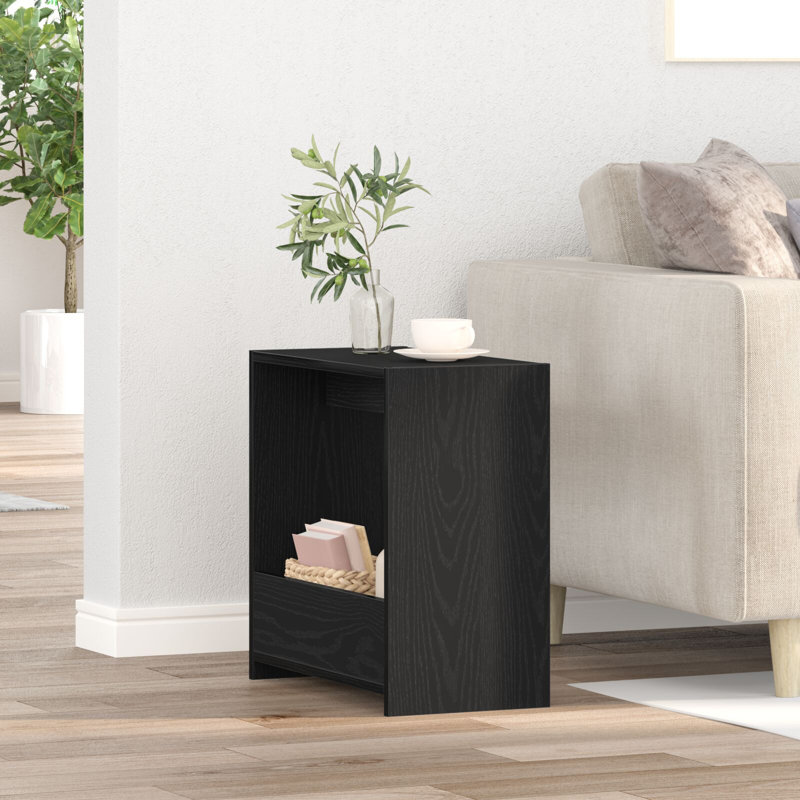 Goben Side Table, Black Oak, Black Oak