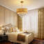 Modern Tiered Crystal Chandelier, Gold/Black, 15.7", E14 Base (No Bulb)-847700014