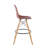 Azanae 27.6" Bar Stool with Wooden Legs-952900754