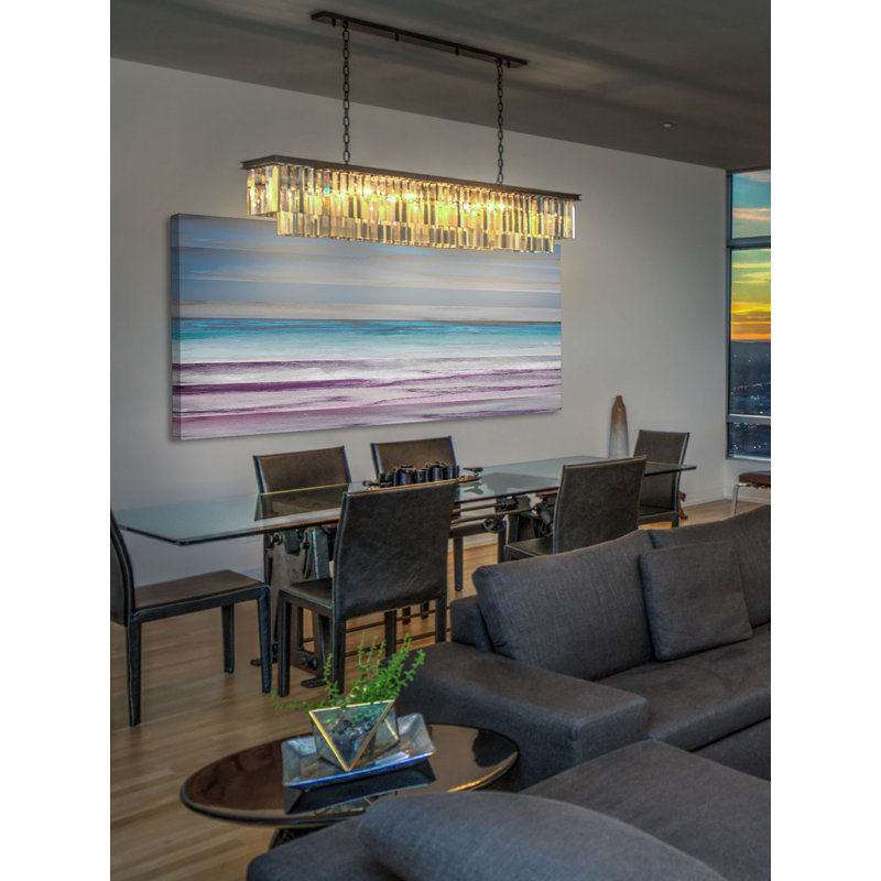 «Shoreline» par Parvez Taj, reproduction sur toile, H 22,5 po x l 45 po x P 1,5 po