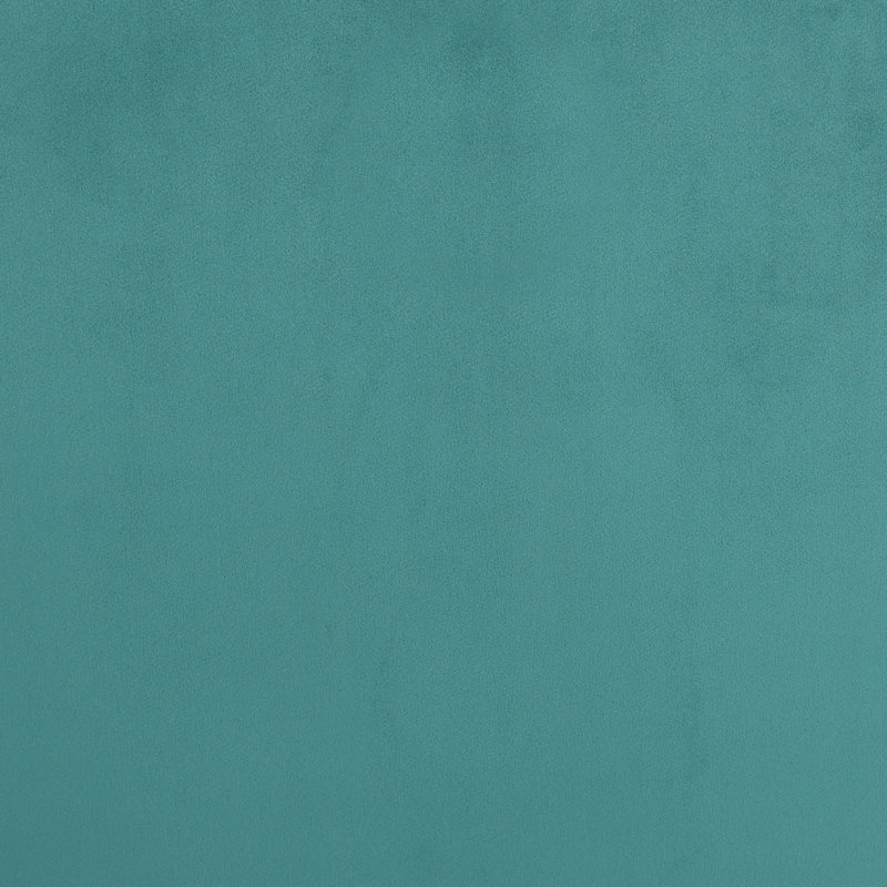 Velvet Swivel Armless With Footstool, Teal