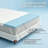 3 Inch Medium Firm Double-Layer Memory Foam Mattress Topper, Washable Zipper Cotton Cover With Adjustable Non-Slip Straps-1996001054