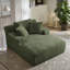 Très grande chaise longue d'intérieur, canapé rembourré en velours côtelé moderne, aucun assemblage requis, canapé-lit confortable pour le salon, le bureau-1946393664