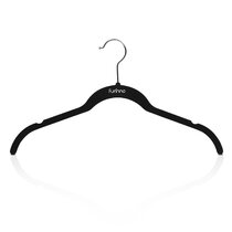 30 Pack Clothes Hangers, Non Slip Plastic Coat Hangers, 360°Swivel Hook,  Space Saving, 0.2 Inches Thick, Heavy Duty, Hanging Dry Wet Clothes, Black  +