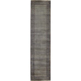 Hand-Knotted High-Quality Beige and Brown Runner